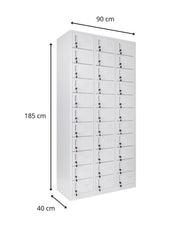 Mantu uzglabāšanas skapis Osaka, 33 nodalījumi