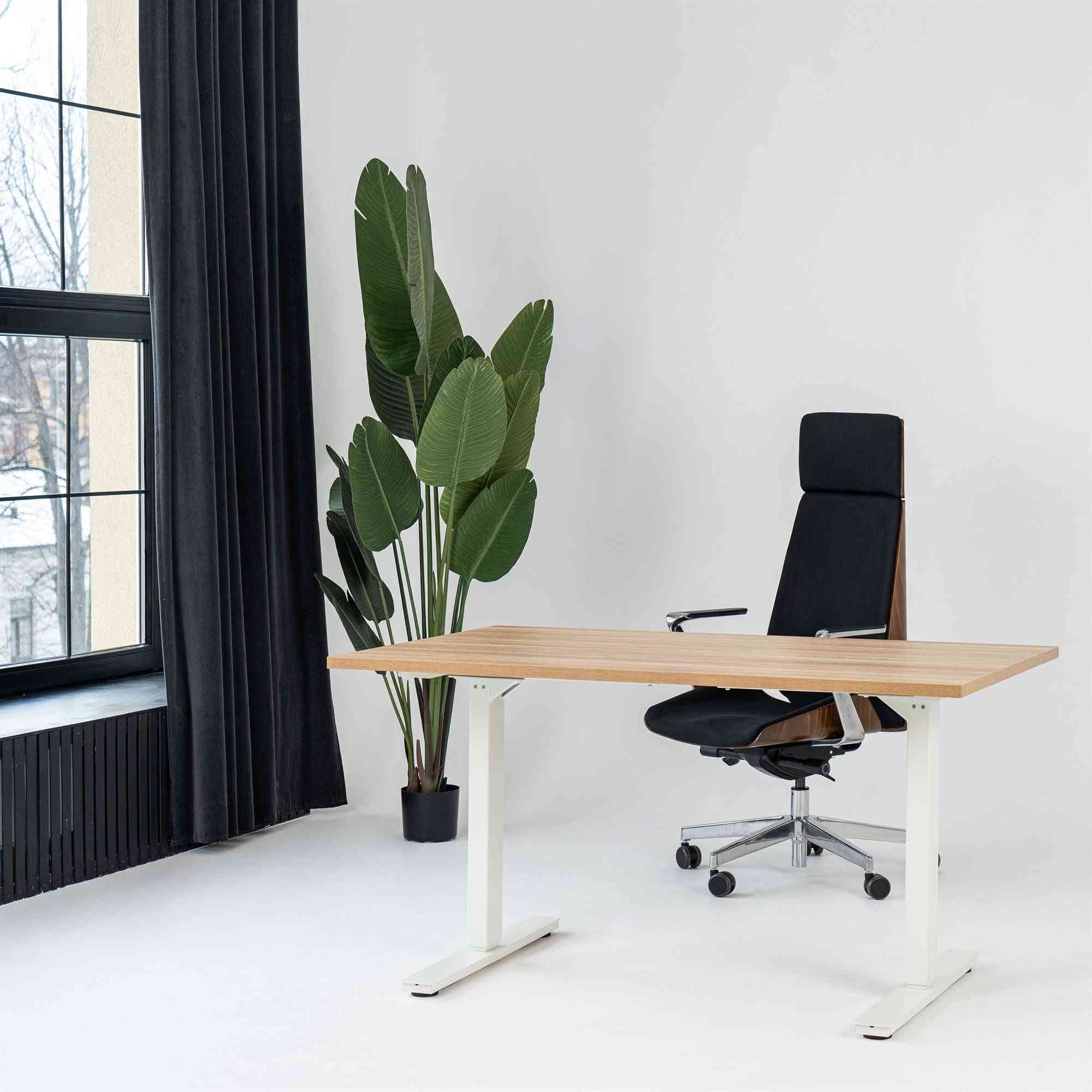 Manuāli augstumā regulējams galds Handle Line - Ergostock.lv