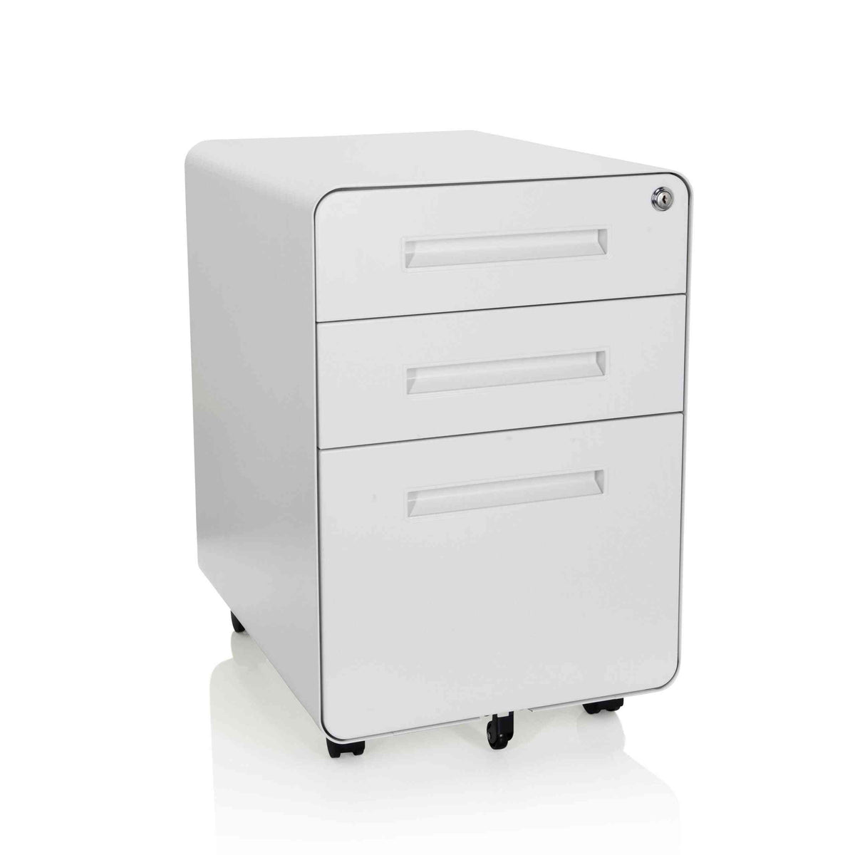 Metāla atvilktņu bloks ADVANCE, slēdzams, uz riteņiem - Ergostock.lv