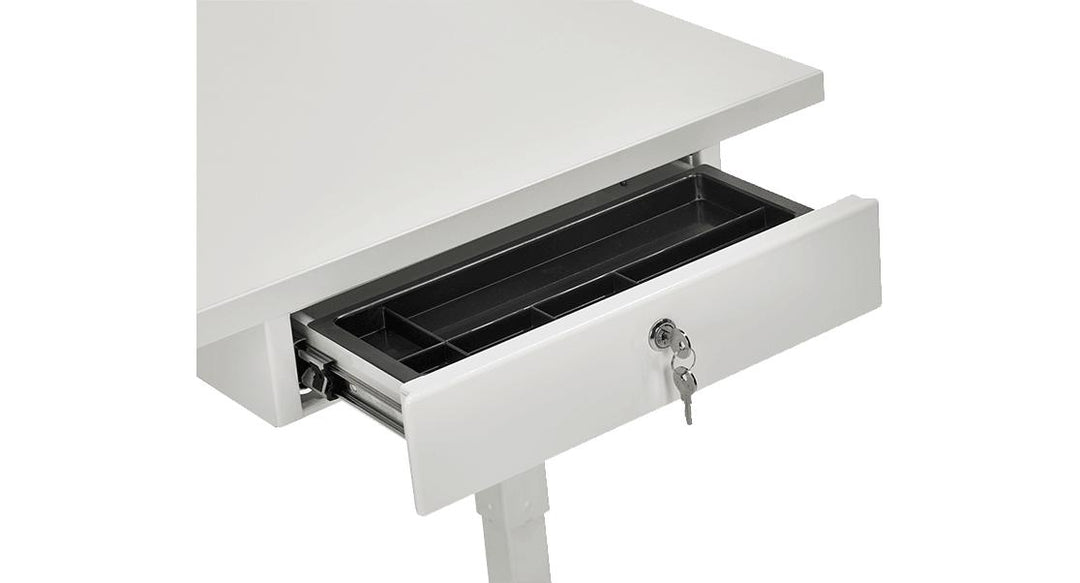 Metāla atvilktņu bloks Personal, slēdzams, piestiprināms - Ergostock.lv