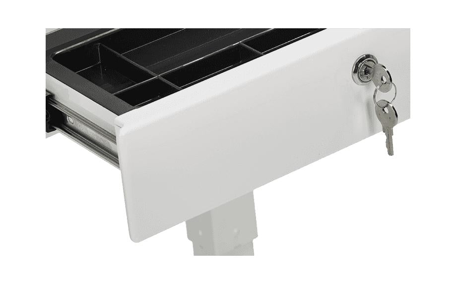 Metāla atvilktņu bloks Personal, slēdzams, piestiprināms - Ergostock.lv