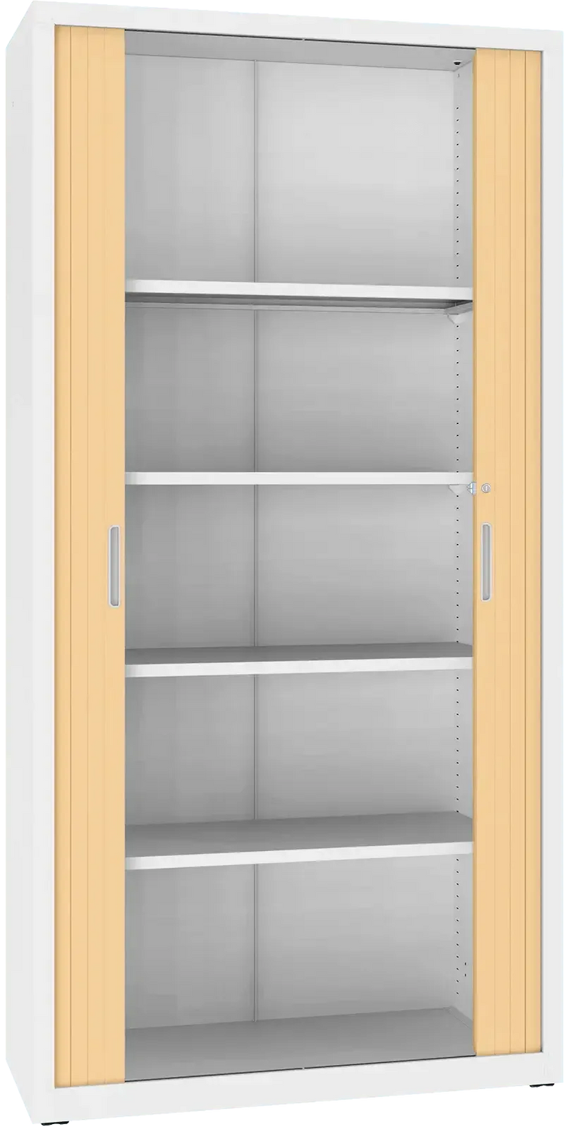 Metāla dokumentu skapis Archive ar rullo durvīm 1990x1000x435 mm - Ergostock.lv