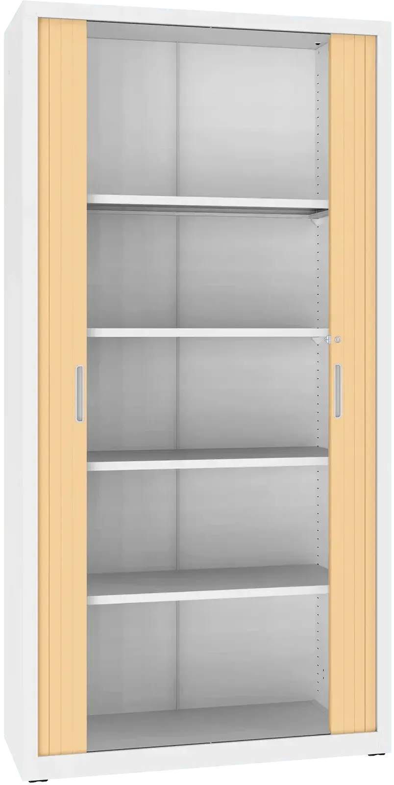 Metāla dokumentu skapis Archive ar rullo durvīm 1990x1000x435 mm - Ergostock.lv