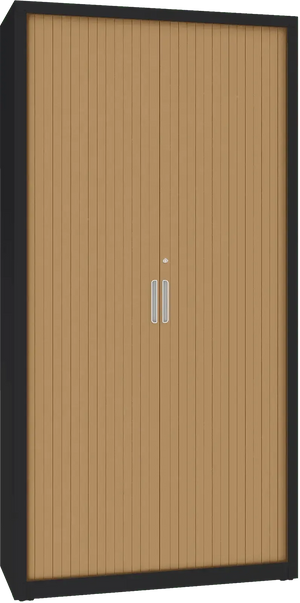 Metāla dokumentu skapis Archive ar rullo durvīm 1990x1000x435 mm - Ergostock.lv