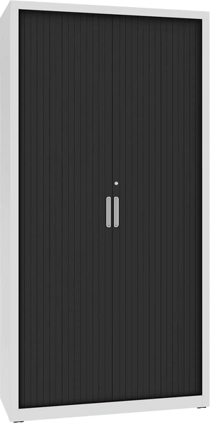 Metāla dokumentu skapis Archive ar rullo durvīm 1990x1000x435 mm - Ergostock.lv