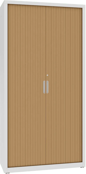 Metāla dokumentu skapis Archive ar rullo durvīm 1990x1000x435 mm - Ergostock.lv