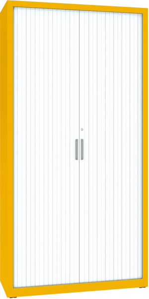 Metāla dokumentu skapis Archive ar rullo durvīm 1990x1000x435 mm - Ergostock.lv