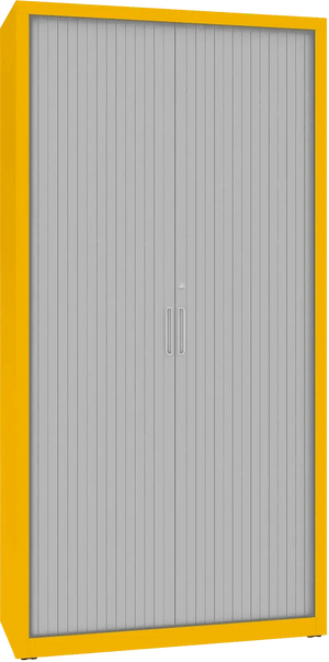 Metāla dokumentu skapis Archive ar rullo durvīm 1990x1000x435 mm - Ergostock.lv