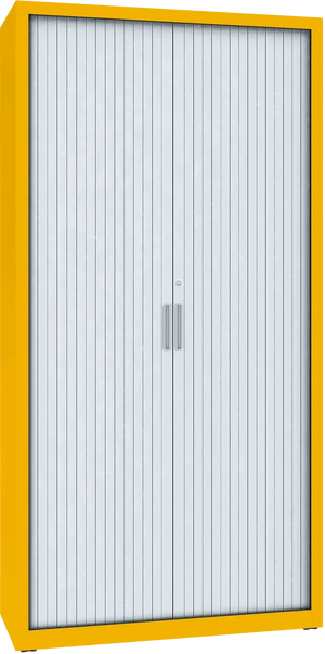 Metāla dokumentu skapis Archive ar rullo durvīm 1990x1000x435 mm - Ergostock.lv