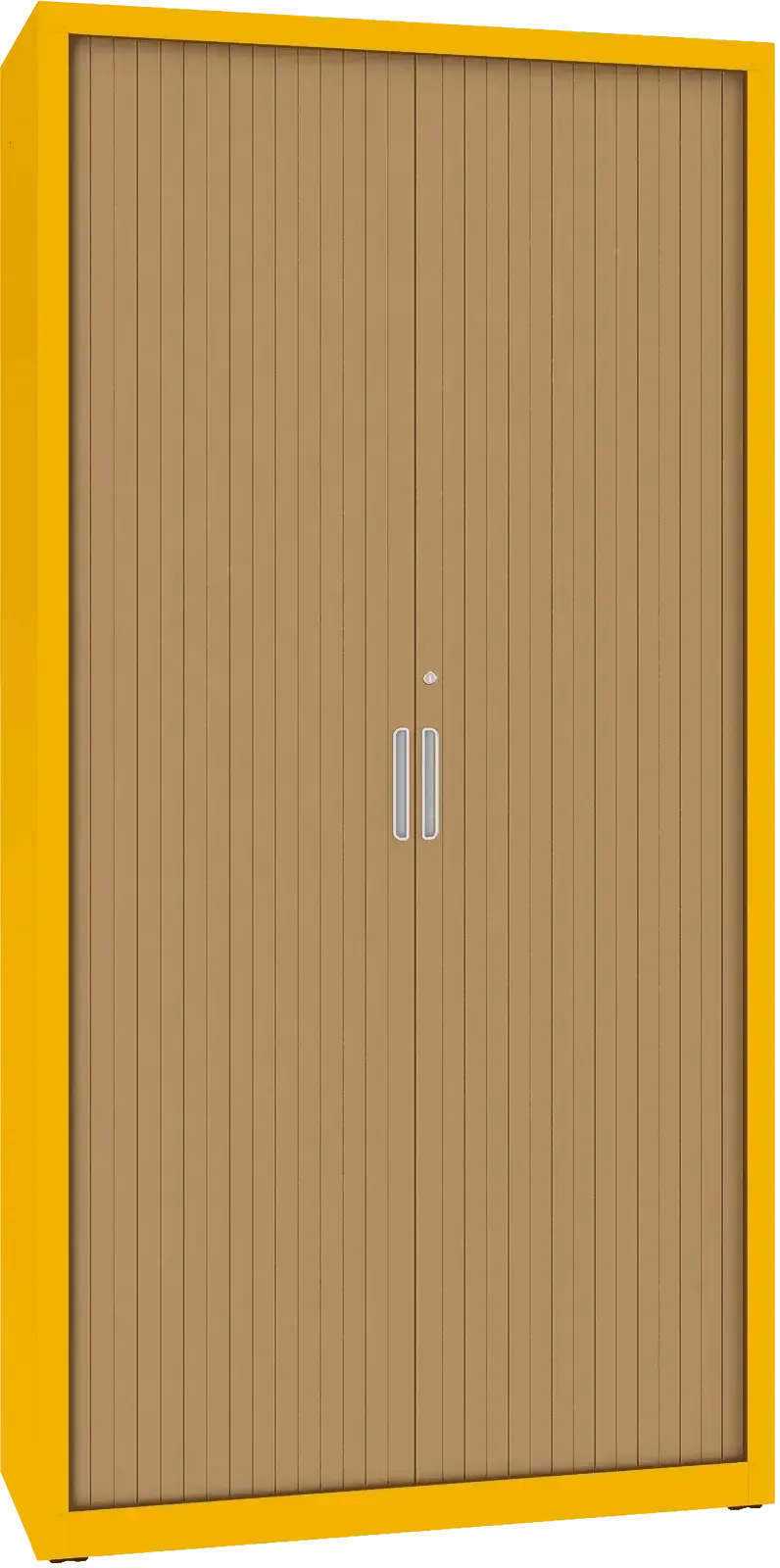 Metāla dokumentu skapis Archive ar rullo durvīm 1990x1000x435 mm - Ergostock.lv