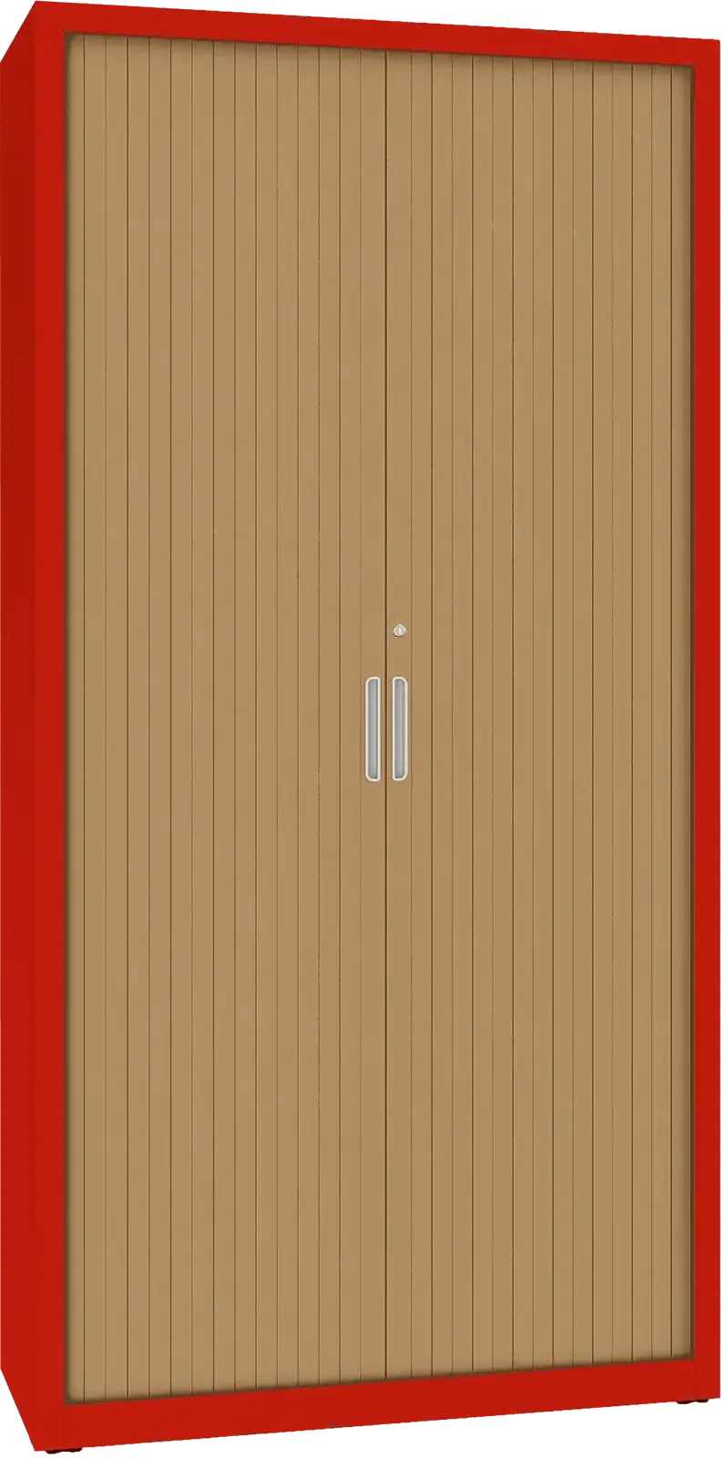 Metāla dokumentu skapis Archive ar rullo durvīm 1990x1000x435 mm-Ergostock