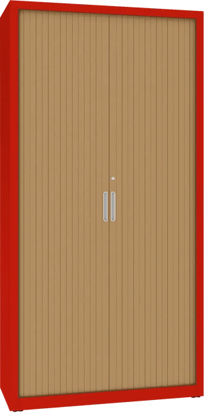 Metāla dokumentu skapis Archive ar rullo durvīm 1990x1000x435 mm-Ergostock