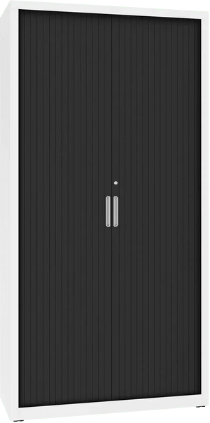 Metāla dokumentu skapis Archive ar rullo durvīm 1990x1000x435 mm - Ergostock.lv