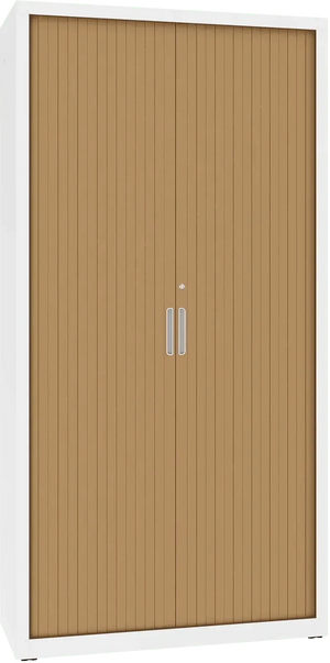 Metāla dokumentu skapis Archive ar rullo durvīm 1990x1000x435 mm - Ergostock.lv