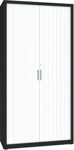 Metāla dokumentu skapis Archive ar rullo durvīm 1990x1000x435 mm - Ergostock.lv