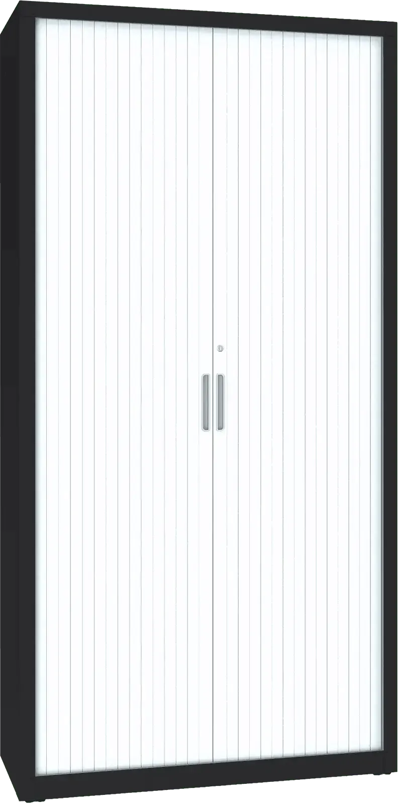 Metāla dokumentu skapis Archive ar rullo durvīm 1990x1000x435 mm - Ergostock.lv