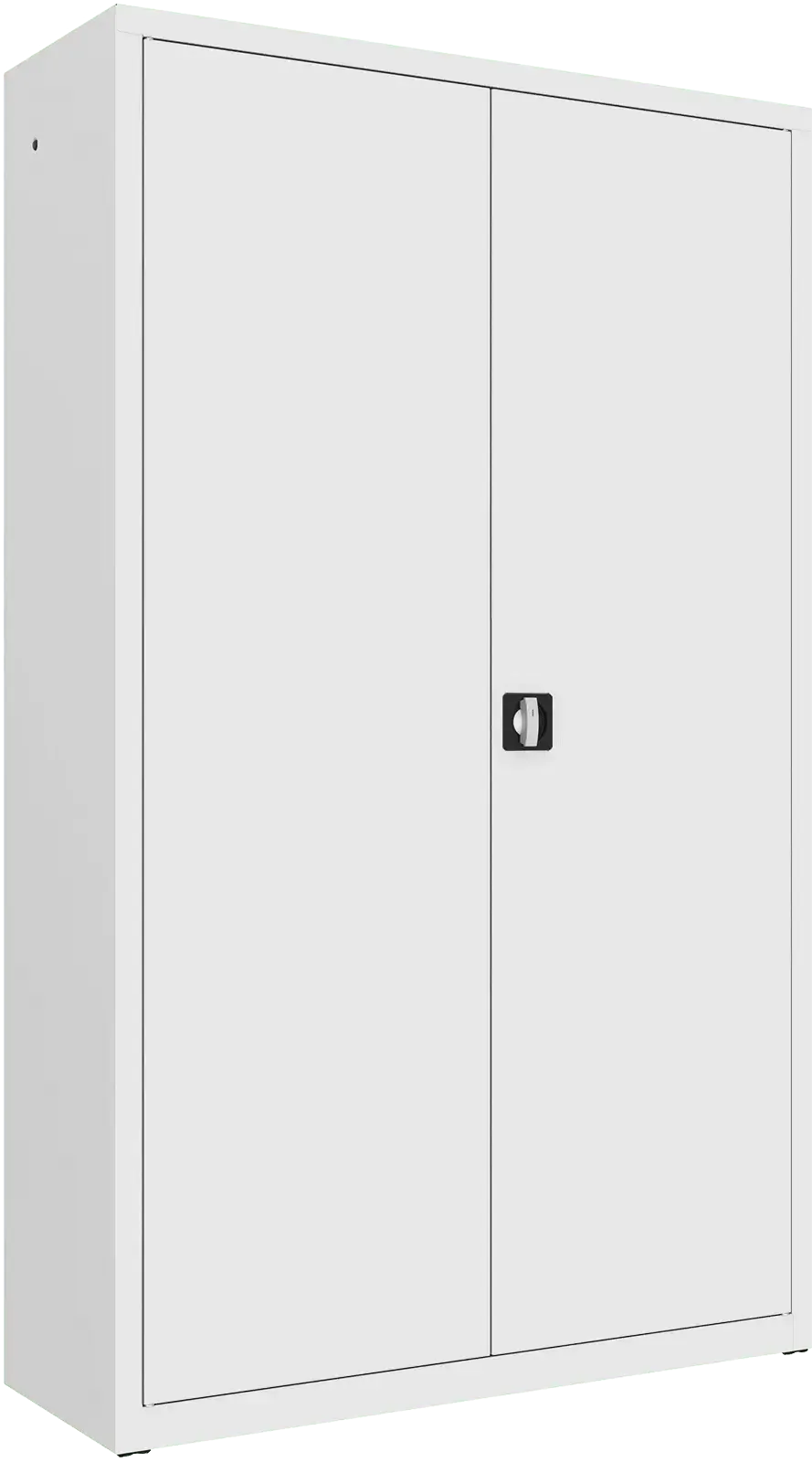 Metāla dokumentu skapis Classic 1990x1200x435 mm – balts / balts