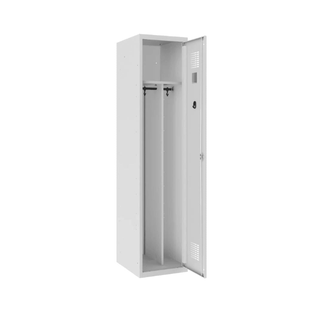 Metāla garderobes skapis Double 1800x400/800mm – 400x500x1800