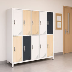 Metāla garderobes skapis Oxford Blend, 10 nodalījumi