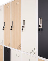 Metāla garderobes skapis Oxford Blend, 10 nodalījumi