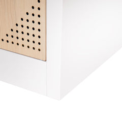 Metāla garderobes skapis Stanford Wood