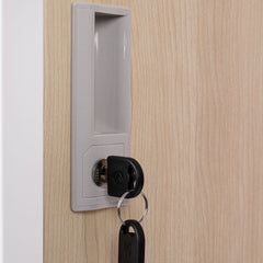 Metāla garderobes skapis Stanford Wood