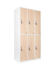 Metāla garderobes skapis Stanford Wood