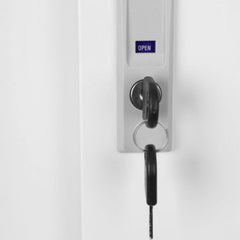 Metāla skapis ar bīdāmām durvīm Toronto