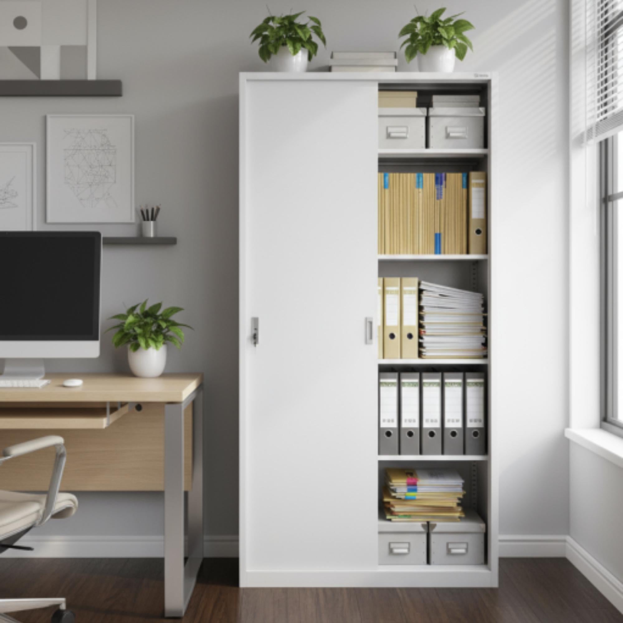 Metāla skapis ar bīdāmām durvīm Toronto