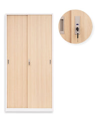 Metāla skapis ar bīdāmām durvīm Toronto Wood