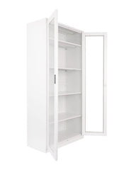 Metāla skapis ar vitrīnu Boston