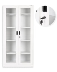 Metāla skapis ar vitrīnu Boston