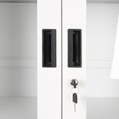 Metāla skapis ar vitrīnu Boston