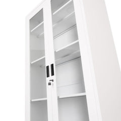 Metāla skapis ar vitrīnu Boston