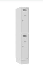 Metāla skapis Classic 1R ar cokolu 2 nodalījumi - Ergostock.lv
