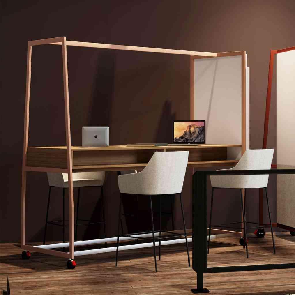 Mobilais sapulču galds Wariant Meeting Table-Ergostock