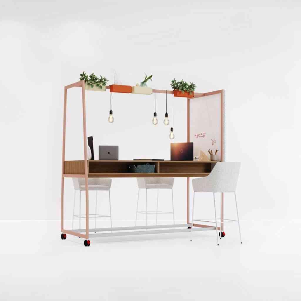 Mobilais sapulču galds Wariant Meeting Table-Ergostock