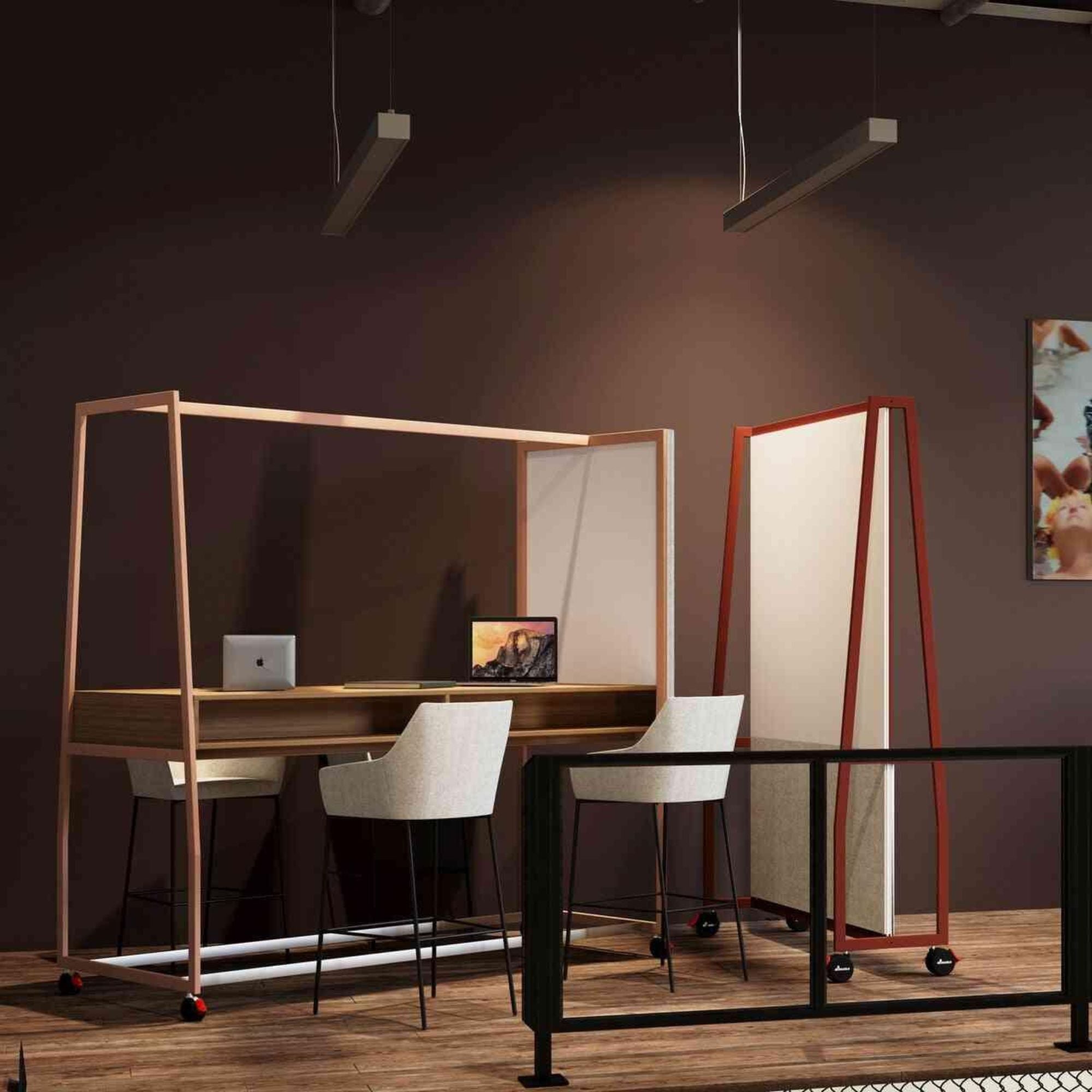 Mobilais sapulču galds Wariant Meeting Table-Ergostock