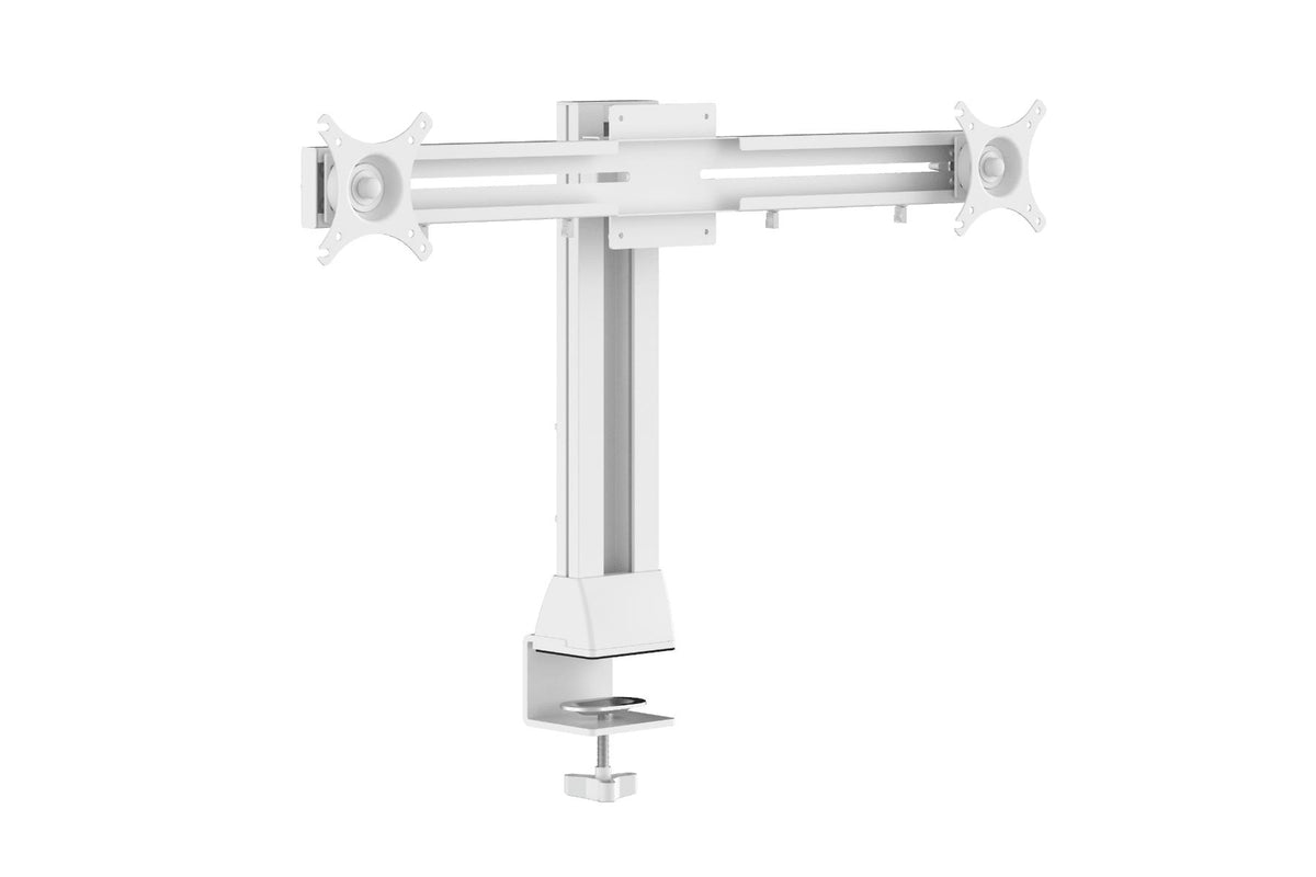 Monitora turētājs Manual Double – Balta