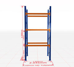 Palešu plaukts Schulte pamatsekcija dziļums 1100 mm - Ergostock.lv