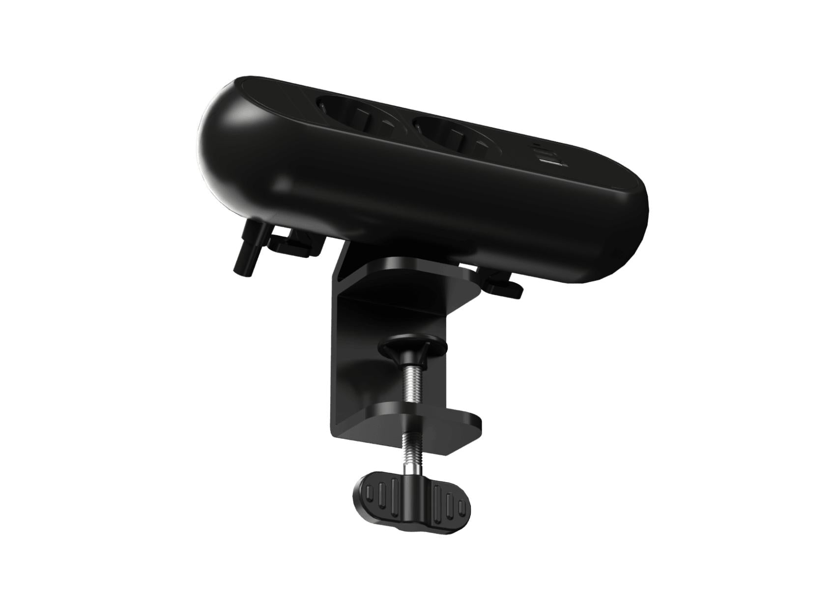 Pie galda stiprināma kontaktligzda Clamp - Ergostock.lv