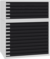 Rasējumu skapis tērauda 770x970x670 mm - Ergostock.lv