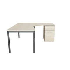 Aizsargbarjera Beaverswood grīdas līmeņa kontrastdzeltena un pelēka 1200 mm platums - Ergostock.lv