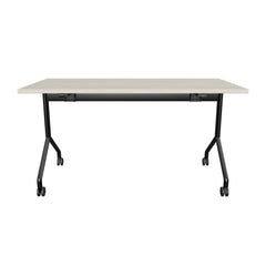Salokāms konferenču galds uz ritentiņiem FOLD ONE, 140 x 70 cm; konfigurējams - Ergostock.lv