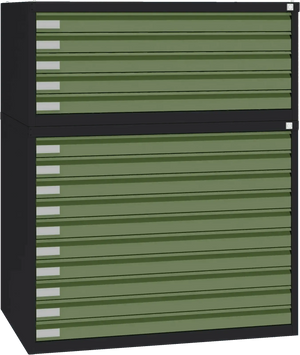 Rasējumu skapis tērauda 770x970x670 mm - Ergostock.lv