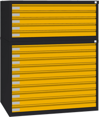 Rasējumu skapis tērauda 770x970x670 mm - Ergostock.lv
