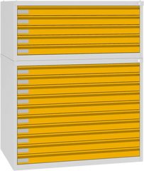 Rasējumu skapis tērauda 770x970x670 mm - Ergostock.lv