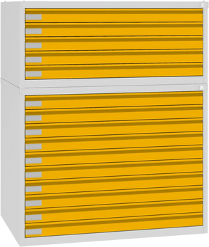 Rasējumu skapis tērauda 770x970x670 mm - Ergostock.lv