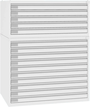 Rasējumu skapis tērauda 770x970x670 mm - Ergostock.lv