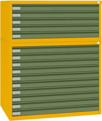 Rasējumu skapis tērauda 770x970x670 mm - Ergostock.lv